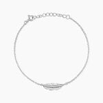 Bracelet Garoa Argent Blanc - Bracelets fantaisie Femme | Marc Orian