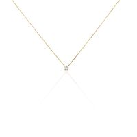 Collier Aphrodite Or Jaune Diamant Synthetique