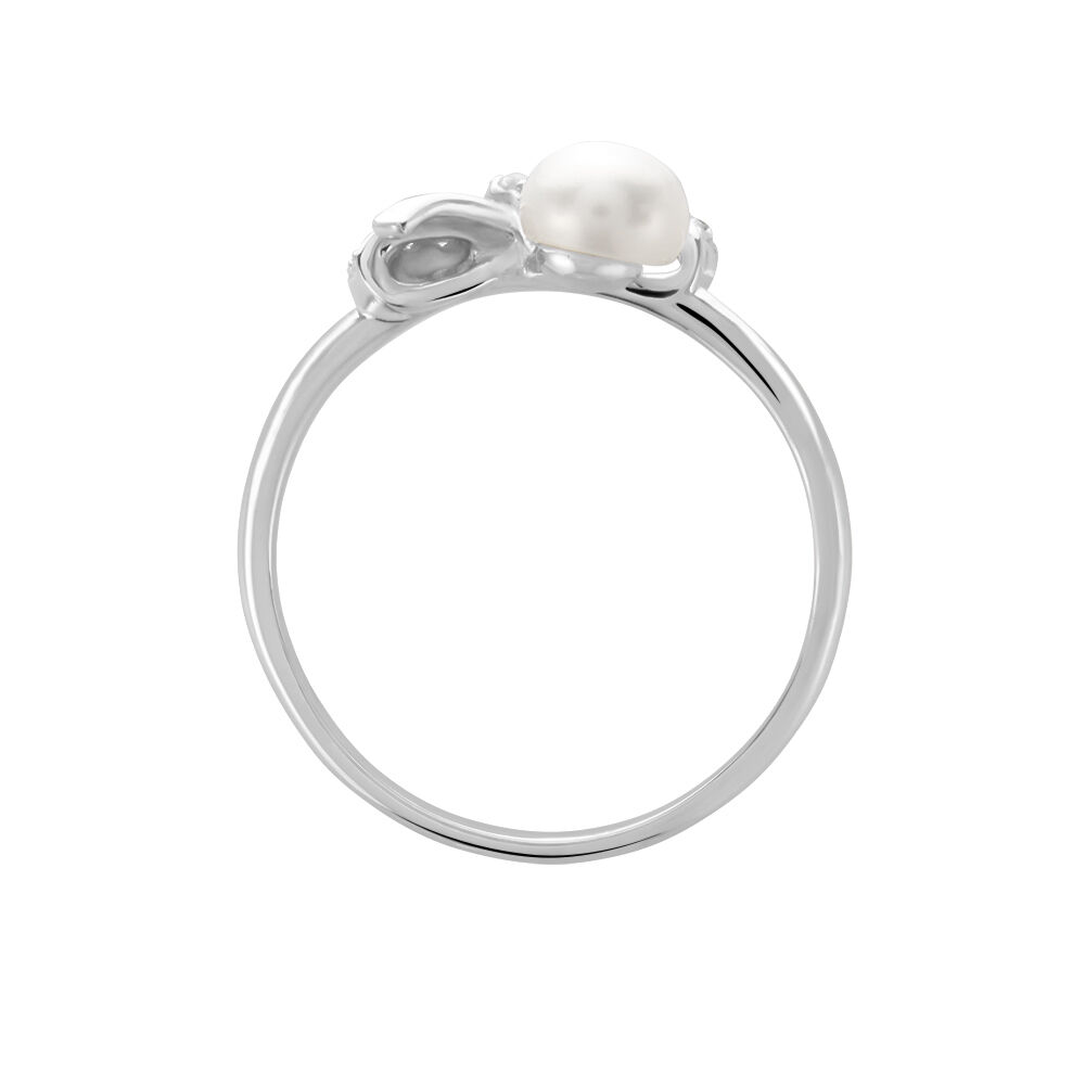Bague Vittore Argent Perle De Culture - Bagues vintage Femme | Marc Orian