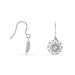 Boucles D'oreilles Pendantes Cassandria Argent  Oxyde De Zirconium - Pendantes Femme | Marc Orian