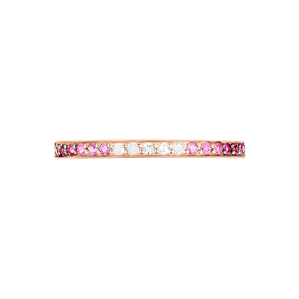 Bague Or Rose Auregane Saphir Diamant - Bagues vintage Femme | Marc Orian
