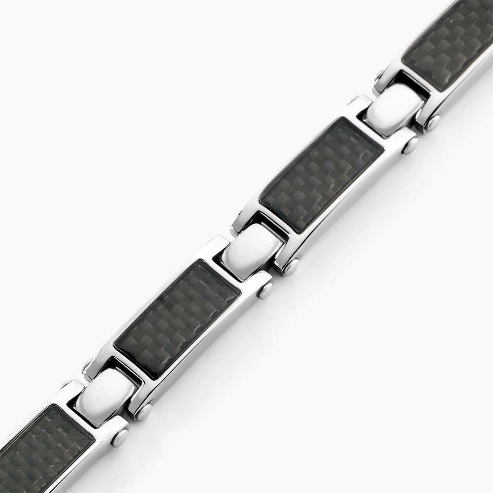 Bracelet Arnaud Acier Blanc - Bracelets cha&icirc;nes Homme | Marc Orian