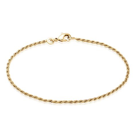 Bracelet Azelys Maille Corde Plaqué Or Jaune - Bracelets mailles Femme | Marc Orian