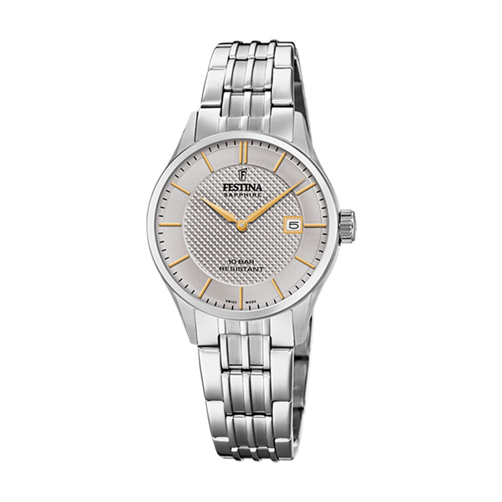Montre Festina Swiss Made Gris - Montres classiques Femme | Marc Orian