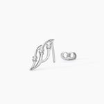 Boucles D'oreilles Puces Marnie Or Blanc Diamant - Pendantes Femme | Marc Orian
