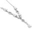 Collier Cravate Argent Blanc Benedito Oxydes De Zirconium - Colliers avec pierres Femme | Marc Orian