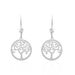 Boucles D'oreilles Pendantes Marijan Argent Blanc - Pendantes Femme | Marc Orian