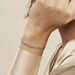 Bracelet Or Blanc Maille Alternée 1/3 - Bracelets mailles Femme | Marc Orian