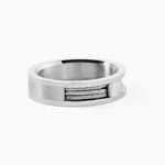 Bague Acier Blanc - Bijoux fantaisie Homme | Marc Orian