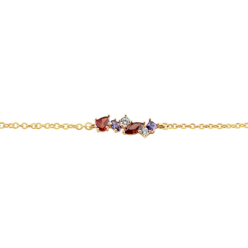Bracelet Muire Plaqué Or Oxyde - Bracelets chaînes Femme | Marc Orian