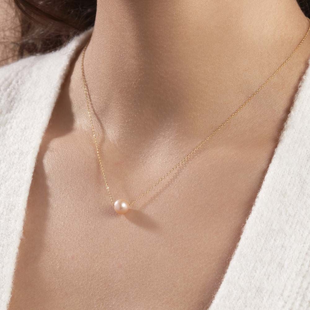 Collier Sissy Or Jaune Perle De Culture - Colliers avec pierres Femme | Marc Orian