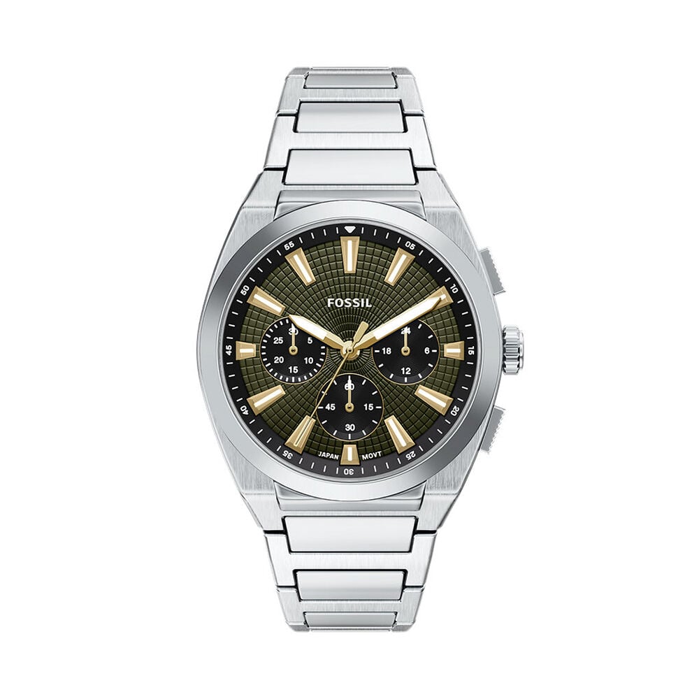 Montre Fossil Everett Chrono Vert - Montres &eacute;tanches Homme | Marc Orian