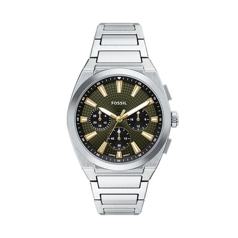 Montre Fossil Everett Chrono Vert - Montres &eacute;tanches Homme | Marc Orian