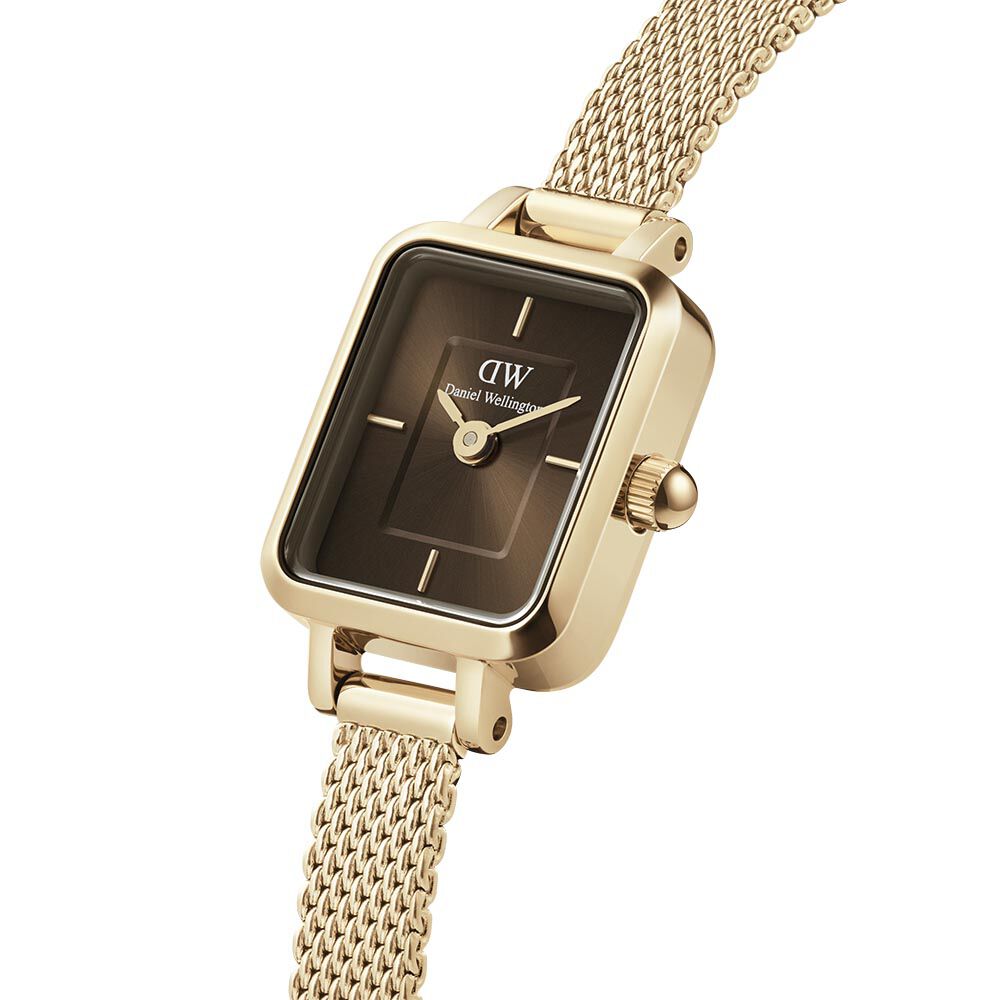 Montre Daniel Wellington Quadro Mini Marron - Montres étanches Femme | Marc Orian