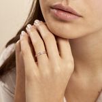 Alliance Caroline Sablee Ruban Plat Or Bicolore - Alliances duo Unisex | Marc Orian