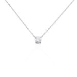 Collier Aphrodite Or Blanc Diamant Synthetique - Colliers avec pierres Femme | Marc Orian