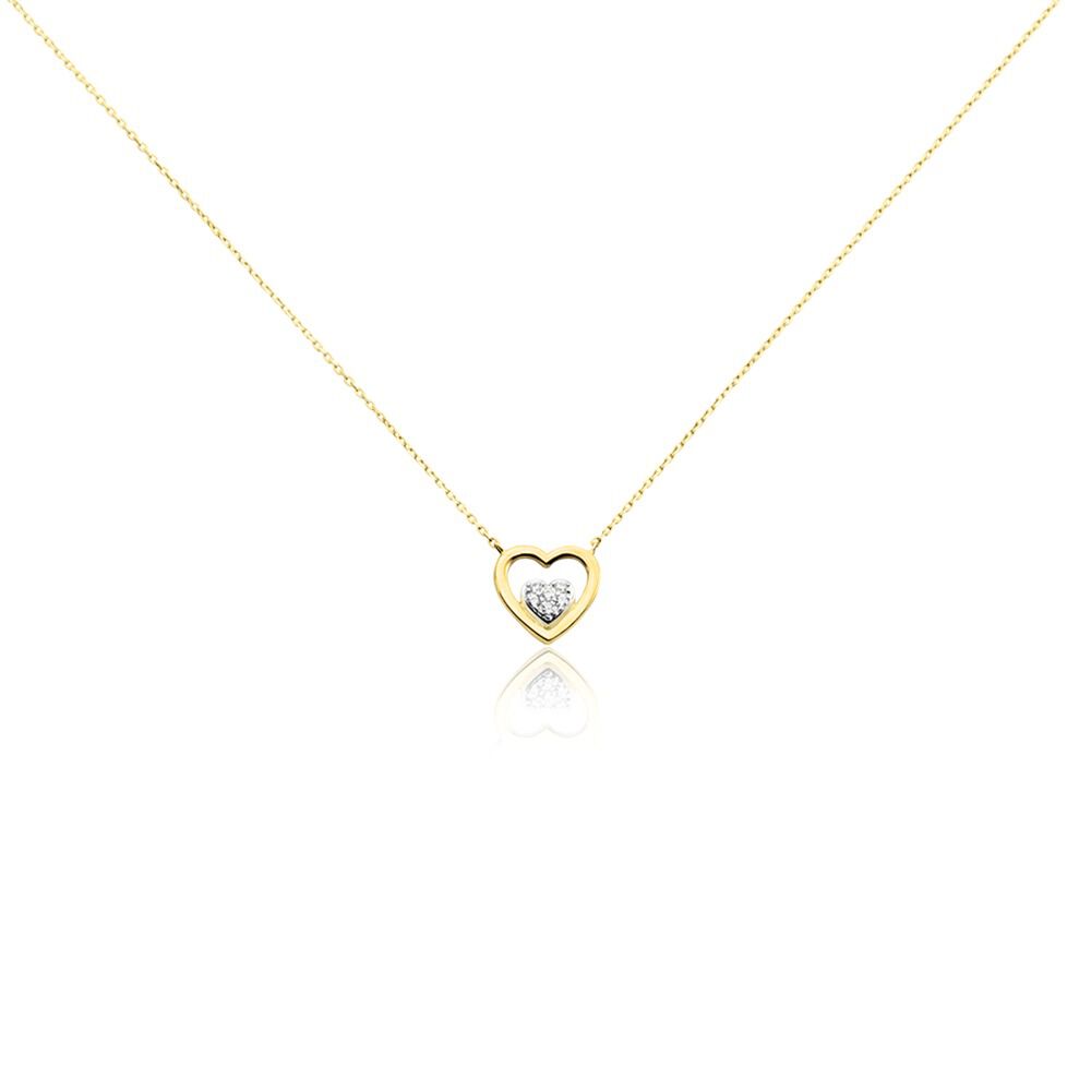 Collier Or Jaune Lenaick Oxyde De Zirconium - Colliers avec pierres Femme | Marc Orian