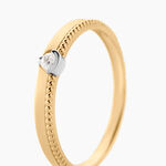 Bague Lou Or Jaune Diamant - Parures de mariage Femme | Marc Orian