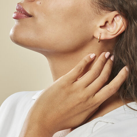 Créoles Youri Or Jaune - Boucles d'oreilles Créoles Femme | Marc Orian