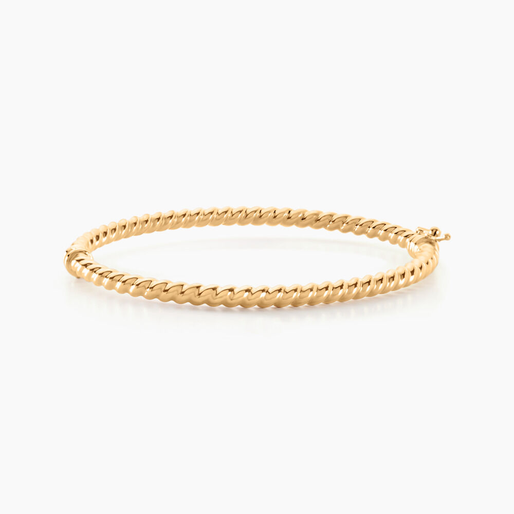 Bracelet Jonc Fritzi Torsade Or Jaune - Bracelets joncs Femme | Marc Orian