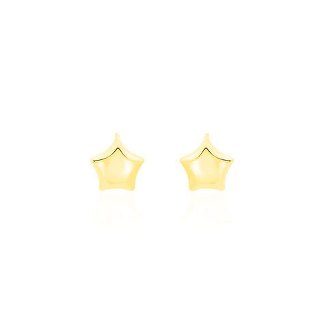 Boucles D'oreilles Puces Alphonsine Etoile Or Jaune - Puces Femme | Marc Orian