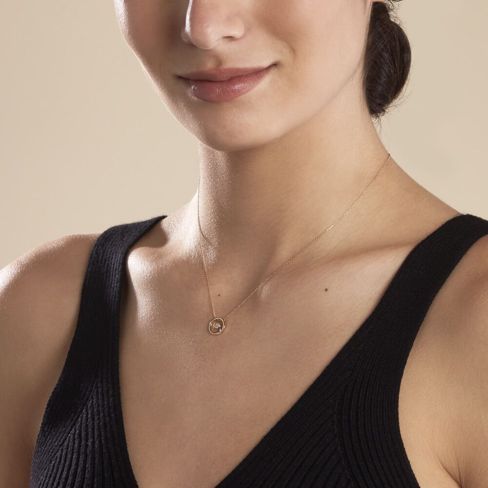 Collier Or Jaune Niola Diamant - Colliers avec pierres Femme | Marc Orian