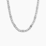 Collier Jeremi Argent Blanc - Colliers Homme | Marc Orian