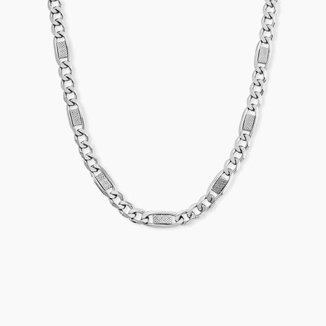 Collier Jeremi Argent Blanc - Colliers Homme | Marc Orian