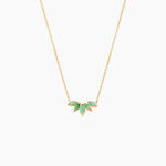 Collier Josslyn Or Jaune Emeraude - Colliers avec pierres Femme | Marc Orian