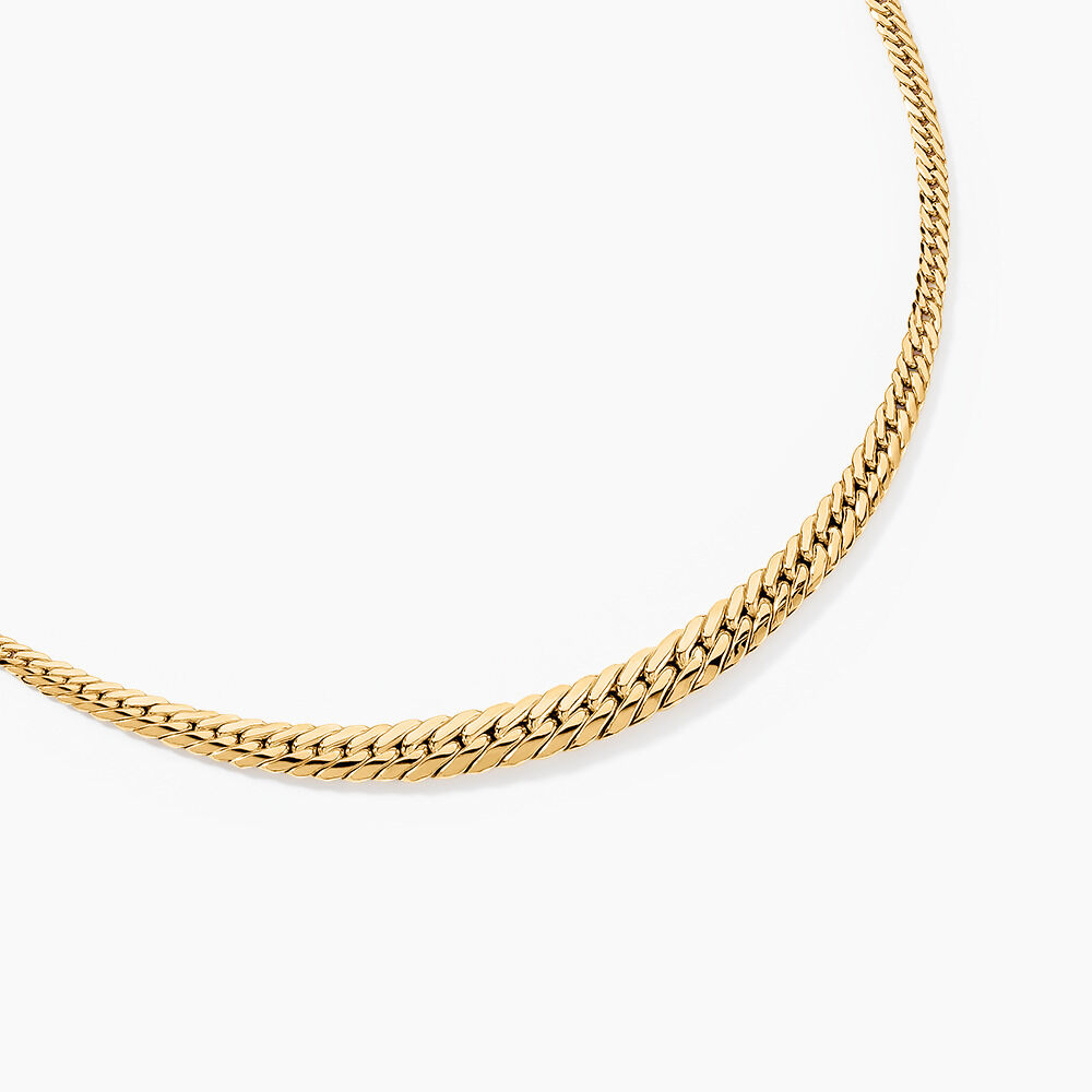 Collier Or Jaune Izel Maille Anglaise - Chaines Femme | Marc Orian