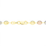 Collier Maille Dami Maille Grain De Cafe Or Tricolore - Chaines Femme | Marc Orian