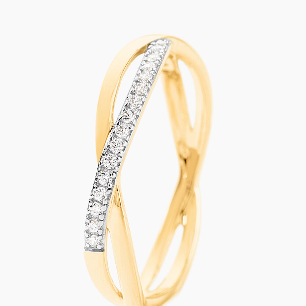 Bague Eister Or Jaune Oxyde De Zirconium - Bagues avec pierre Femme | Marc Orian
