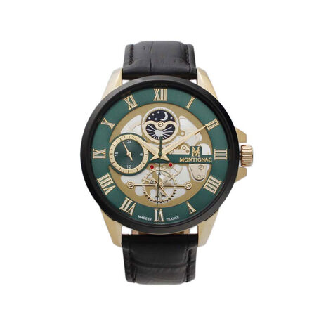 Montre Montignac Round Vert - Montres &eacute;tanches Homme | Marc Orian