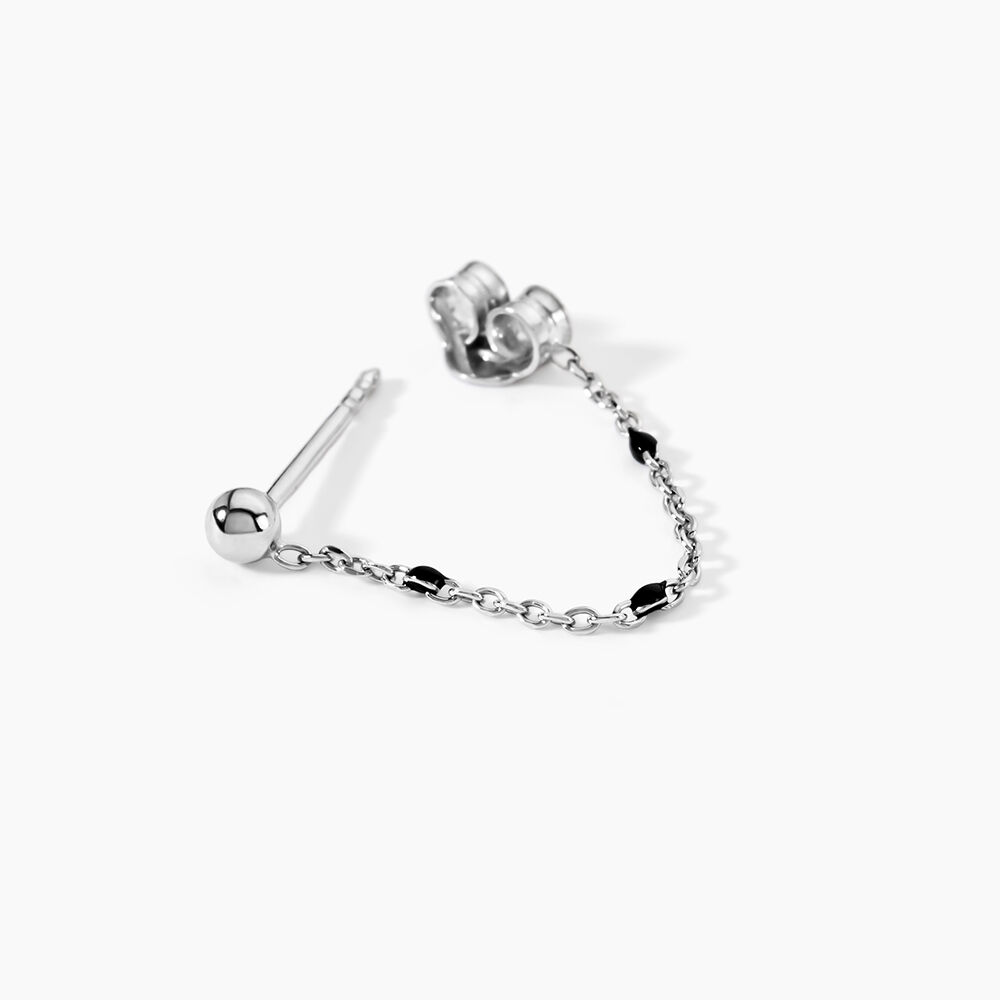 Boucles D'oreilles Pendantes Molly Argent Blanc - Pendantes Femme | Marc Orian