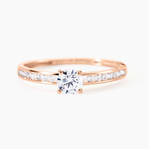 Bague Harem Or Rose Oxyde - Solitaires Femme | Marc Orian