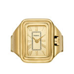 Montre Bague Fossil Raquel Watch Ring Dor&eacute; - Montres &eacute;tanches Femme | Marc Orian