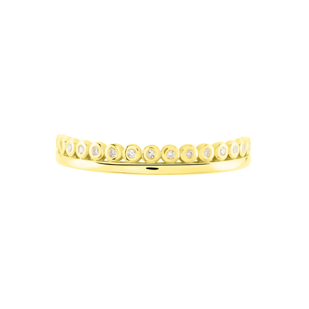 Bague Ursina Or Jaune Diamant - Bagues pierres précieuses Femme | Marc Orian