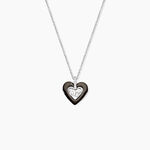 Collier Clarah Argent Blanc C&eacute;ramique Et Oxyde De Zirconium - Colliers avec pierres Femme | Marc Orian