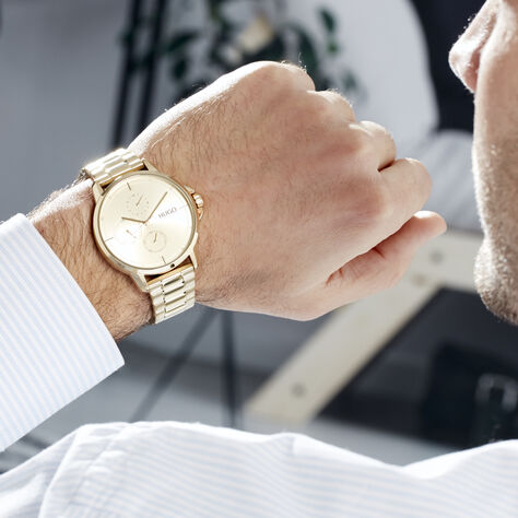 Montre Hugo Focus Champagne - Montres Homme | Marc Orian