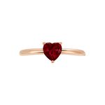 Bague Solitaire Kelvyn Argent Rose Oxyde De Zirconium - Bijoux fantaisie Femme | Marc Orian