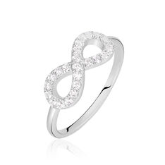 Bague Davila Argent Blanc Oxyde De Zirconium - Bague fantaisie Femme | Marc Orian