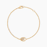 Bracelet Mahalya Plaqu&eacute; Or Jaune Oxyde De Zirconium - Bracelets fantaisie Femme | Marc Orian