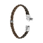 Bracelet Acier Blanc Trisse - Bracelets cuir Homme | Marc Orian