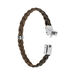 Bracelet Acier Blanc Trisse - Bracelets cuir Homme | Marc Orian