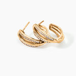 Cr&eacute;oles Marceline Rondes Plaqu&eacute; Or Jaune Oxyde De Zirconium - Cr&eacute;oles Femme | Marc Orian