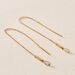 Boucles D'oreilles Or Jaune Mercy Oxyde De Zirconium - Pendantes Femme | Marc Orian