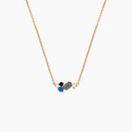 Collier Plaqu&eacute; Or Era Pierre De Synth&egrave;se - Colliers avec pierres Femme | Marc Orian