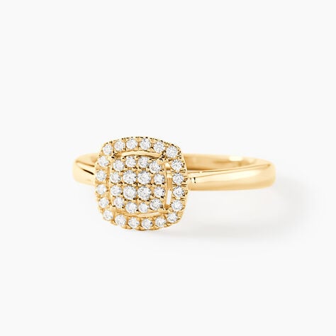 Bague Naveen Ld Or Jaune Diamant Synth&eacute;tique - Parures de mariage Femme | Marc Orian