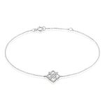 Bracelet Vasya Or Blanc Diamant - Bracelets cha&icirc;nes Femme | Marc Orian