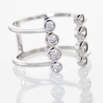 Bague Ajustable Janvier Argent Oxydes De Zirconium - Bijoux fantaisie Femme | Marc Orian